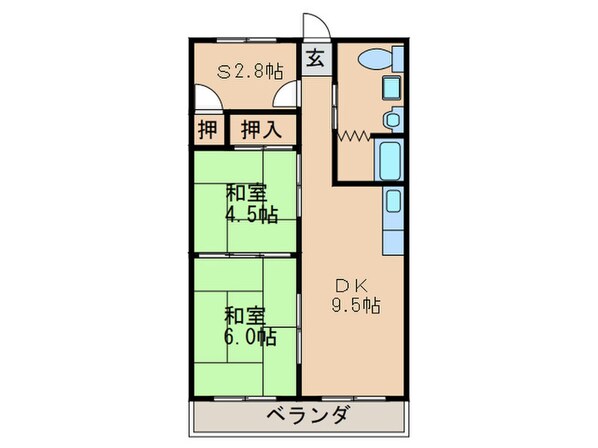 ハイツフルカワの物件間取画像